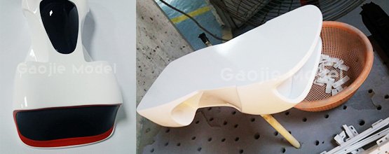 box cnc plastic machining parts for commercial Gaojie Model-3