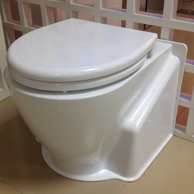 Qualified metal and plastic toilet model cnc machining service