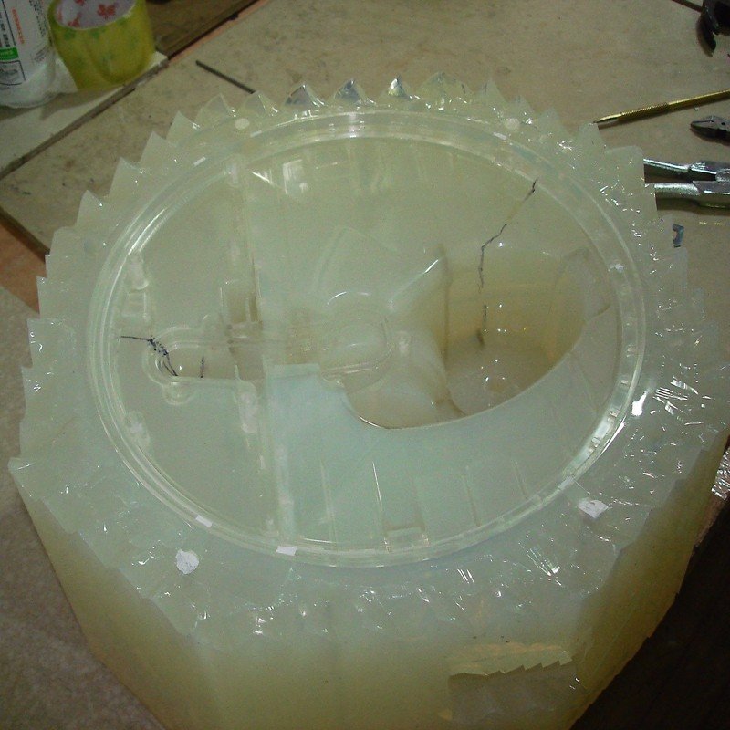 Transparent plastic Silicone mold tooling Industrial parts