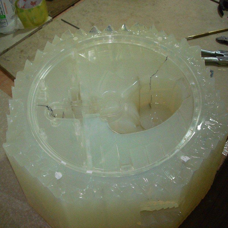 Transparent plastic Silicone mold tooling Industrial parts
