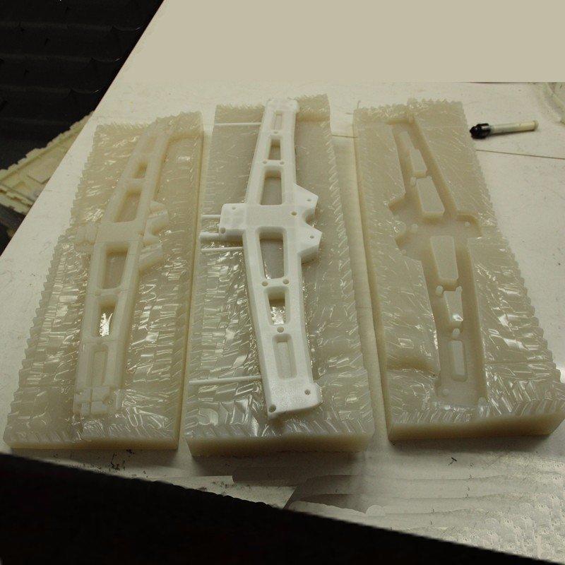 Low volume production Silicone modeling UAV parts