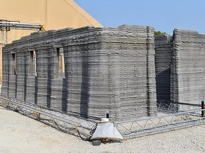 Shocking! Concrete 3D prints 24 hours to complete a barracks