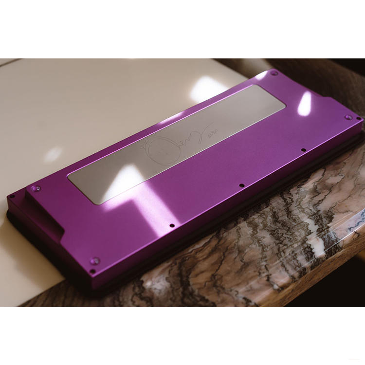 cnc case custom cnc aluminum keyboard case e-coating/anodizing