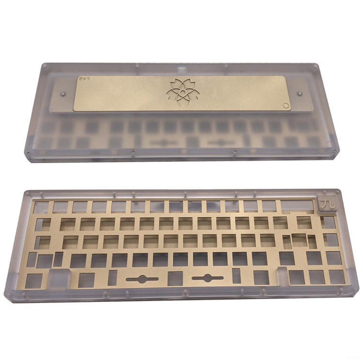 Factory Cheap Custom 109/104/101/87 Key Keyboard Kit Cnc Machining Keyboard Aluminium Cnc Keyboard