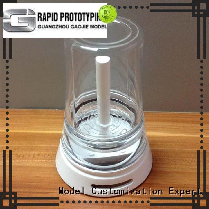 Gaojie Model arts 3d print transparent plastic from China for factory