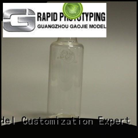 Gaojie Model Brand bottles breast Transparent Prototypes crystal factory