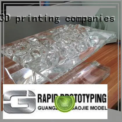 Gaojie Model commercial 3d print transparent plastic personalized for factory