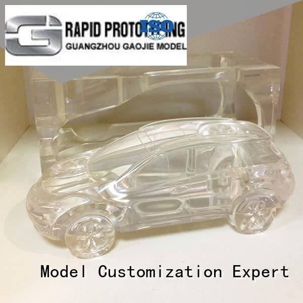 3d print transparent plastic machined parts modeling Gaojie Model