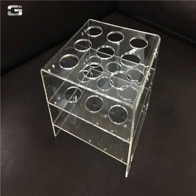 acrylic plastic high transparency cnc precision machining parts for laboratory testing