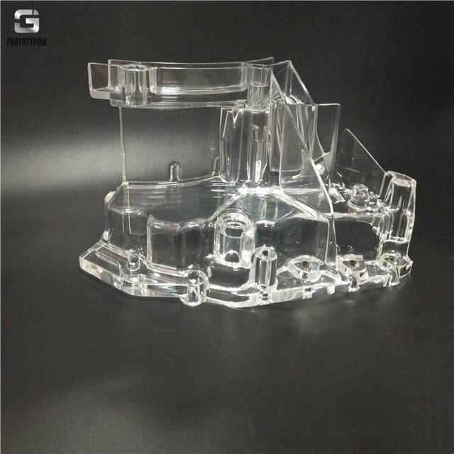 Transparent complex acrylic high polished box surface