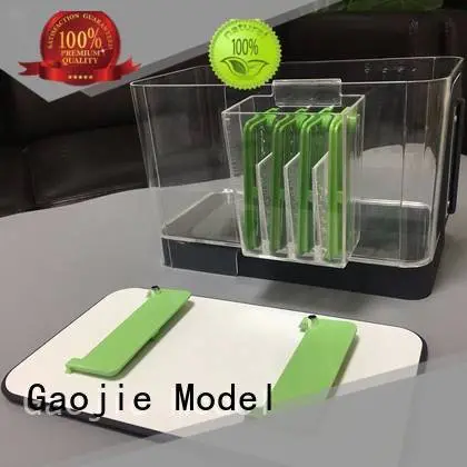 polished machined acrylic small Gaojie Model 3d print transparent plastic