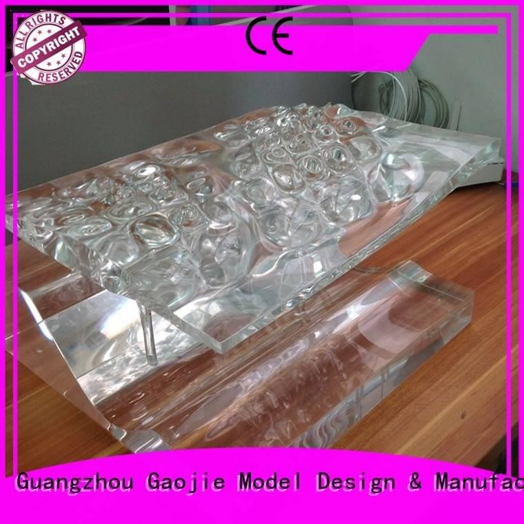 prototypes custom 3d print transparent plastic Gaojie Model
