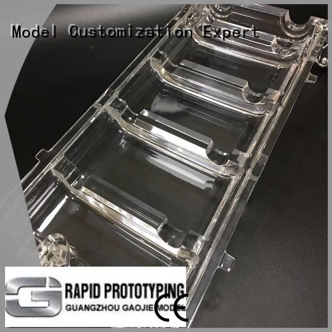 3d print transparent plastic crafts custom OEM Transparent Prototypes Gaojie Model
