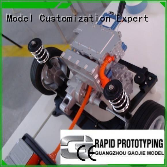 cnc plastic machining models car rubber Gaojie Model