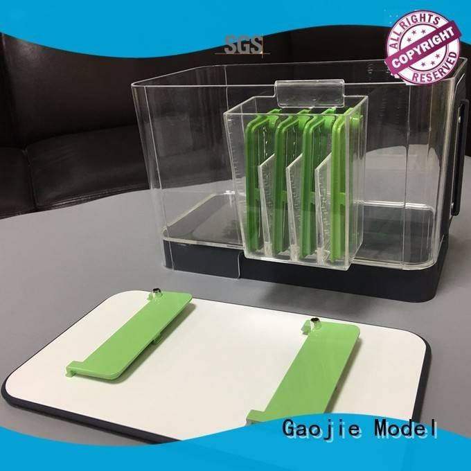 Gaojie Model crafts machining abs 3d print transparent plastic car