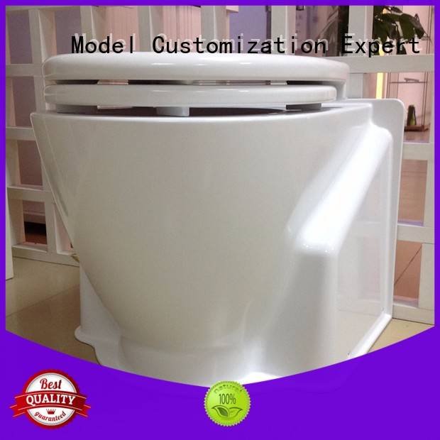 cnc plastic machining models toilet custom plastic fabrication Gaojie Model Warranty