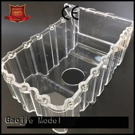 Gaojie Model Brand rapid industrial 3d print transparent plastic crystal building