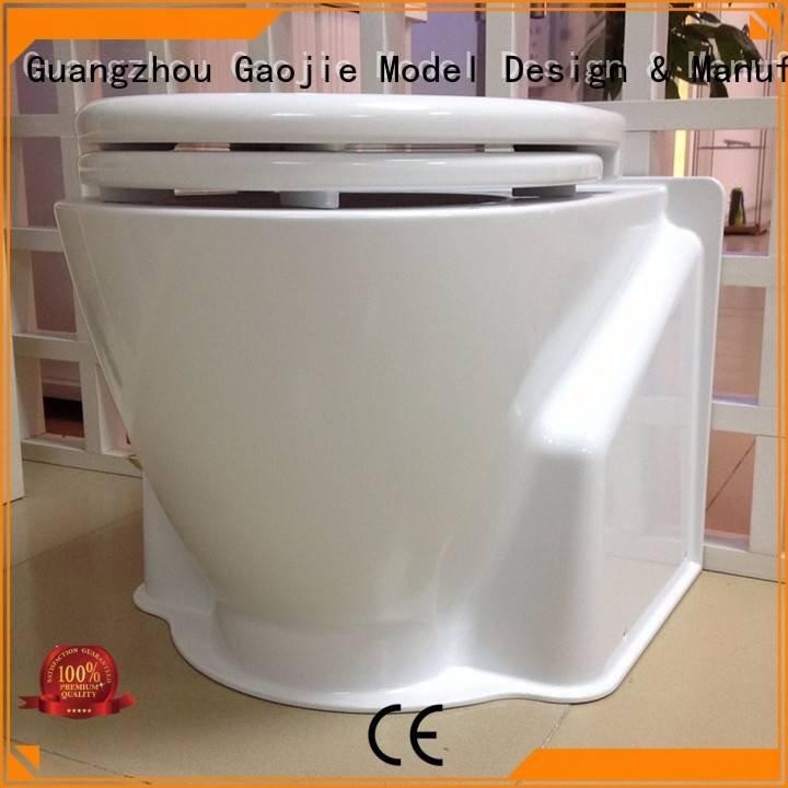 Hot cnc plastic machining household custom plastic fabrication toilet Gaojie Model